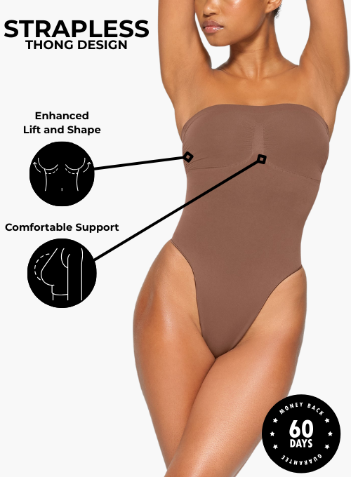 Strapless Bodysuit – Thong